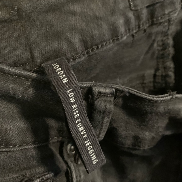 Black jeggings (not jet black) - Picture 3 of 3